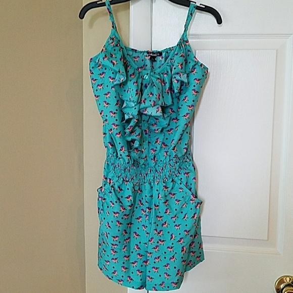 Fashion Web Pants - Like new, super cute romper, size Small